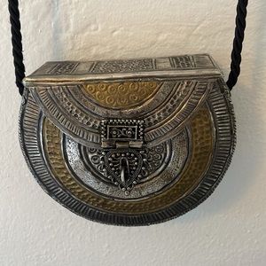 Metal Crossbody Bag